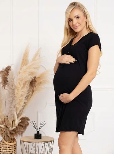 KOSZULA CIĄŻOWA NOCNA DO KARMIENIA NA NAPY 4XL na Arena.pl