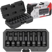 YATO UDAROWE KLUCZE IMBUSOWE TRZPIENIOWE IMBUS 1/2" HEX 6-19mm 8cz