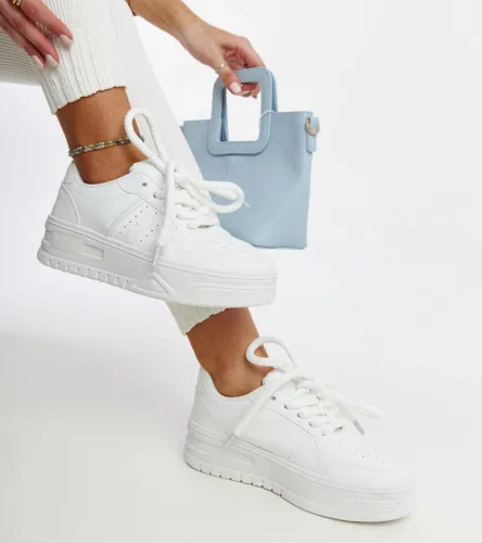 Białe sneakersy na grubej podeszwie Galit 38 na Arena.pl