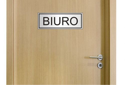 tabliczka GRAWER na drzwi BIURO wc DOWOLNY NAPISEM na Arena.pl