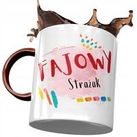 Kubek Bordowy Dla Strażaka Fajowy Strażak Prezent Z Nadrukiem Ze Zdjęciem