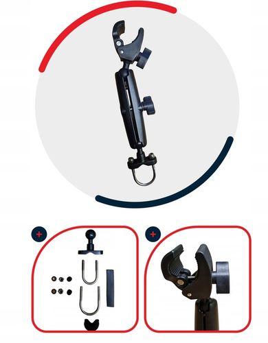 UCHWYT DO SILNIKA DZIOBOWEGO 9cm MOCOWANIE NA RELING Q-ERGO na Arena.pl