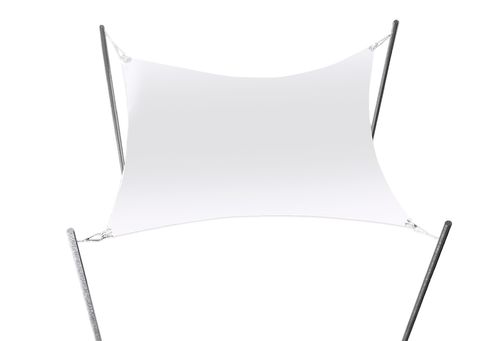 ŻAGIEL PRZECIWSŁONECZNY ZACIENIACZ OGRODOWY BIAŁY EKONOMICZNY DACH 3,2X3,2 na Arena.pl
