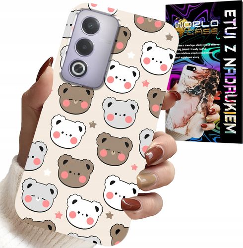 ETUI DO OPPO A80 5G - MIŚ MISIE WZORY DLA NAJMŁODSZYCH + FOLIA na Arena.pl