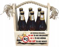 nadruk uv NOSIDŁO skrzynka NA PIWO prezent na urodziny 30 40