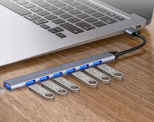 HUB USB 3.0 ROZDZIELACZ ROZGAŁĘŹNIK 7 PORTÓW 7X USB SLIM 7W1 AKTYWNY DRMZ na Arena.pl