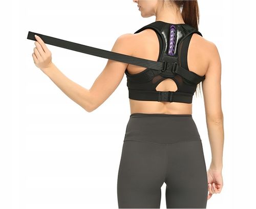 PAJĄCZEK NA PROSTE PLECY KOREKTOR WAD POSTAWY PROFESJONALNY GEARZ ROZMIAR M na Arena.pl