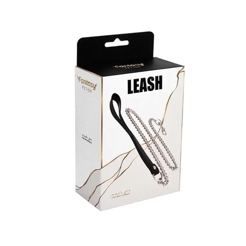 metal and leather chain leash na Arena.pl