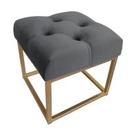 Pufa CHESTERFIELD LOFT ławka postawa złota BL14