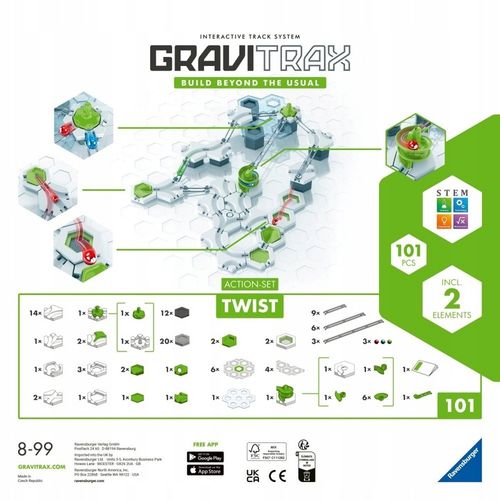Zestaw startowy GraviTrax Twist 225767 Ravensburger na Arena.pl