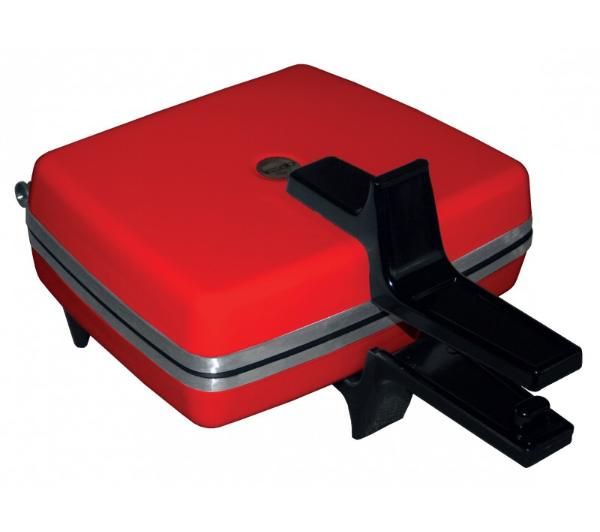 Gofrownica DEZAL 301.5 1300W 2 PROSTOKĄTY CZERWONA zdjęcie 1