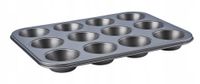 Forma blacha do pieczenia nieprzywieralna IDEAL na 12 muffinek babeczek non-stick