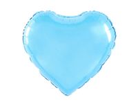 Balon foliowy serce, niebieskie, 45 cm (18 cali) [balon na hel]