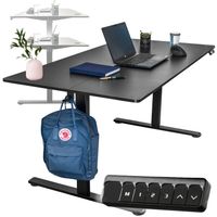 Biurko elektryczne regulowane do pracy na stojąco 120x60 czarny