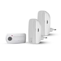 Bezprzewodowy dzwonek Elektrobock BZ11-21 - 2 odbiorniki (dzwonki)