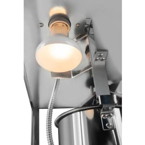 Profesjonalna wydajna maszyna do popcornu nastawna 230V 1.6kW czarna na Arena.pl