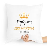 Poduszka Dla Dziewczyny Najlepsza Dziewczyna Z Nadrukiem Ze Zdjęciem