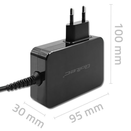 Qoltec Ładowarka GaN POWER PRO 1xUSB-C 90W 5-20V 3-4.5A Czarna na Arena.pl