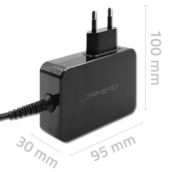 Qoltec Ładowarka GaN POWER PRO 1xUSB-C 90W 5-20V 3-4.5A Czarna zdjęcie 7