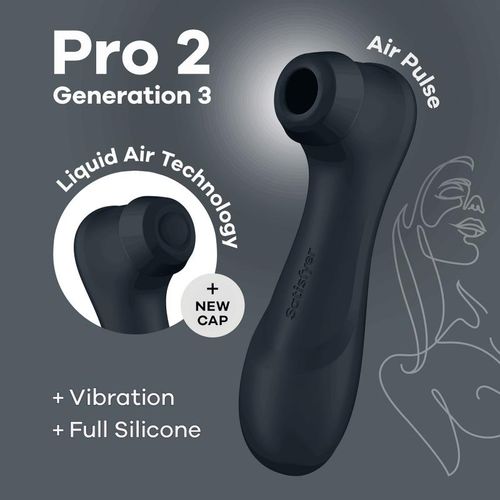 stymulator łechtaczki satisfyer pro 2 generation 3 liquid air czarny na Arena.pl