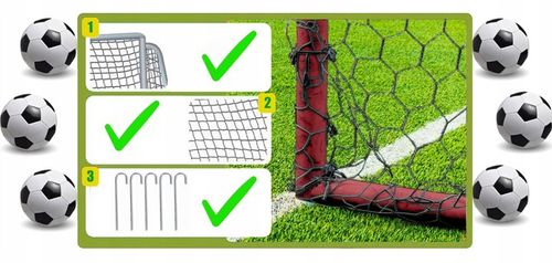 BRAMKA PIŁKARSKA DO PIŁKI NOŻNEJ DLA DZIECI STABILNA ŚLEDZIE na Arena.pl