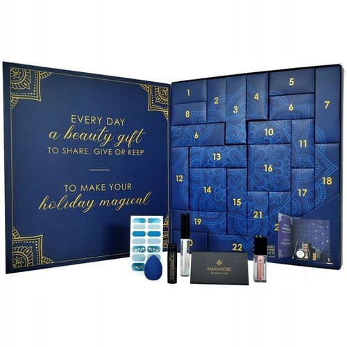 Kalendarz Adwentowy MAX & MORE 24 LUKSUSOWE kosmetyki do twarzy i ciała ONA na Arena.pl