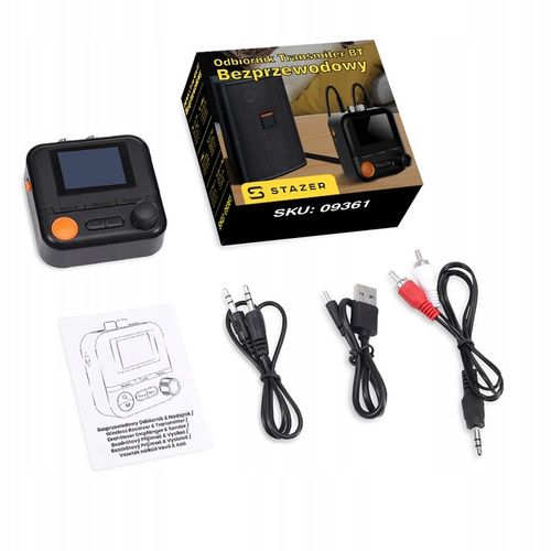 ADAPTER TRANSMITER BLUETOOTH ODBIORNIK NADAJNIK BT 5.2 AUX RCA JACK na Arena.pl