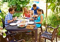 Stół ogrodowy Keter Melody Brązowy 160,5x94,5x74,5cm