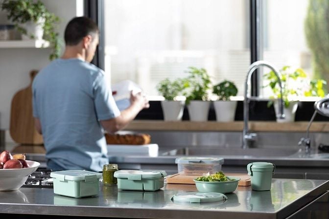 Curver Pojemnik Pudełko Na Żywność 100% Eko 0,9 L zdjęcie 6