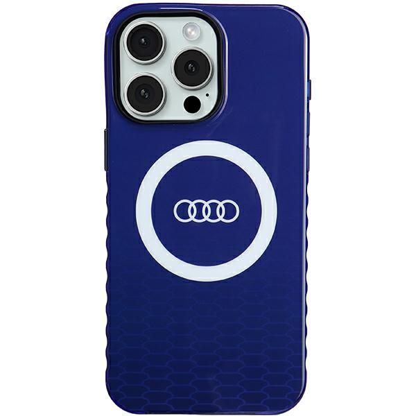 Etui Audi do iPhone 15 Pro Max, Niebieski, MagSafe zdjęcie 1