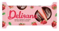 Delisana Ciastka z truskawkową galaretką 135g