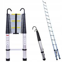 WIELOFUNKCYJNA MOCNA 6,2m DRABINA ALUMINIOWA Drabina Składana 150kg