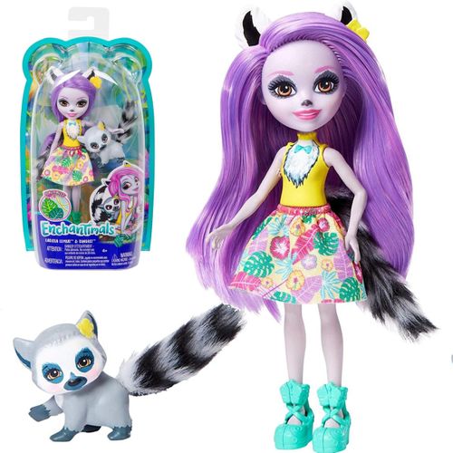 ENCHANTIMALS Lalka Larissa Lemur + Ringlet na Arena.pl