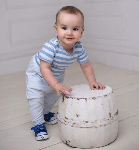 Spodnie basic błękitne 92 na Arena.pl