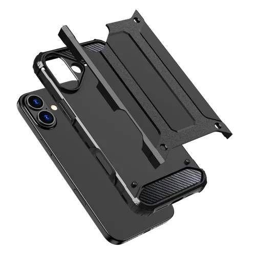 etui hybrid armor pancerne na iphone 16 - czarne na Arena.pl