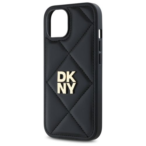 dkny dkhcp15spqdslk iphone 15 6.1       czarny/black quilted stack logo na Arena.pl