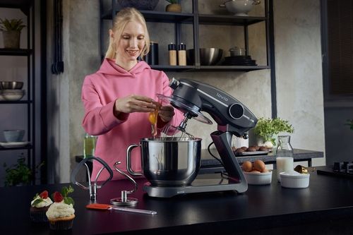 Robot kuchenny mikser planetarny z misą metalowa obudowa 1800W 6,5L LOVIO na Arena.pl