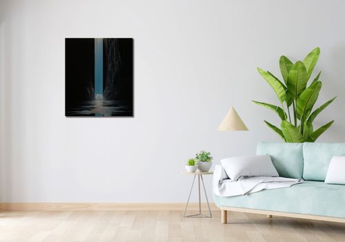 Obraz 60x70cm Wodospad Światła na Arena.pl