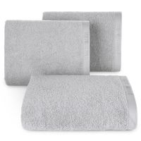 Ręcznik bawełniany Pierre Cardin lamówka z logo 50X90 srebrny