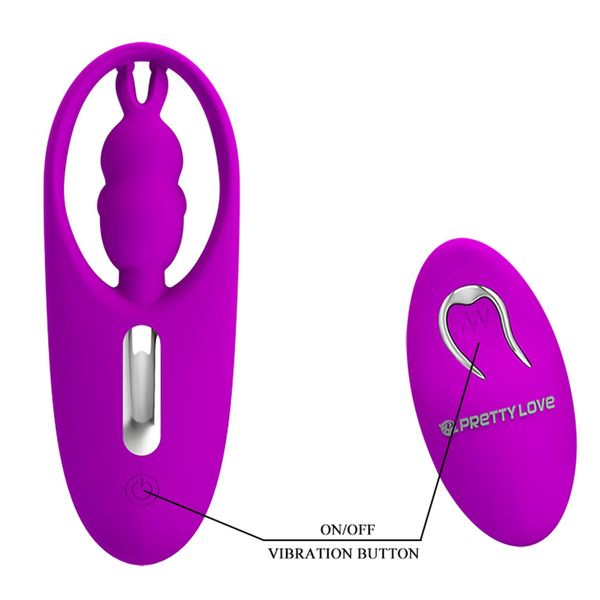 PRETTY LOVE - Wild Rabbit, 12 vibration functions Wireless remote control zdjęcie 5