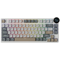 royal kludge rk n80 pearly dawn gaming keyboard red switch