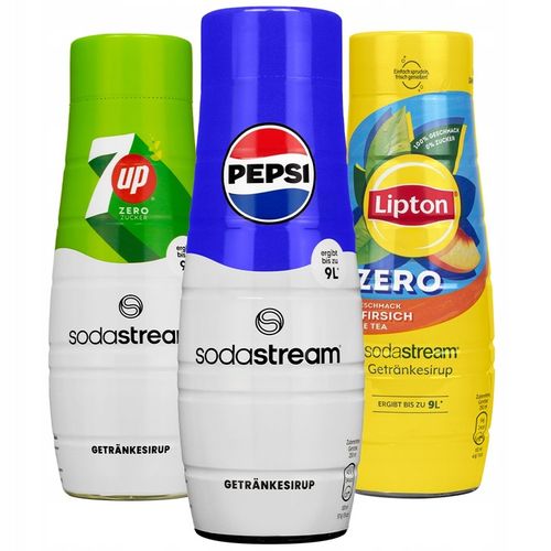 SATURATOR DO WODY SODASTREAM TERRA + SYROPY PEPSI LIPTON 7UP + SASZETKI na Arena.pl