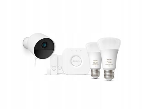 Zestaw startowy PHILIPS HUE Secure z kamerą na Arena.pl