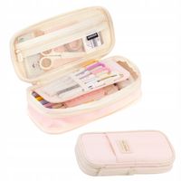 Duży piórnik szkoła trzypokojowy wielofunkcyjny