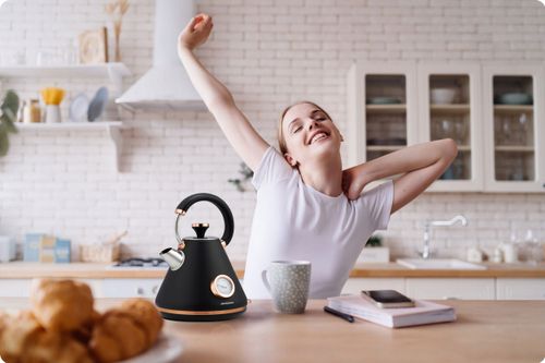 Czajnik elektryczny z termometrem 1,7L Berdsen BD-701 czarny na Arena.pl