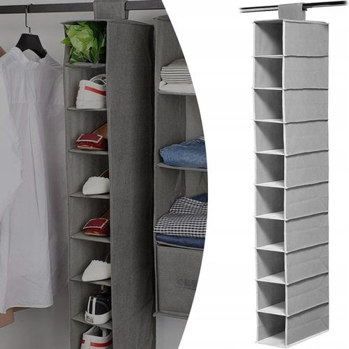 ORGANIZER WISZĄCY DO SZAFY WIESZAK 10 PÓŁEK REGAŁ na Arena.pl