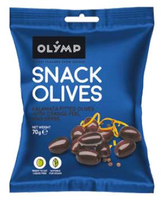 OLYMP Przekąska z oliwek Kalamata ze skórką pomarańczową i ziołami 70 g