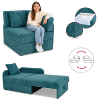 Łóżko dziecięce sofa kanapa niebieski welurowy sztruks Denis Family Meble