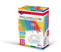 klocki małych geniuszy - małe słomki 408 elementów