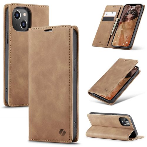 Spacecase Wallet Iphone 13 Light Brown na Arena.pl